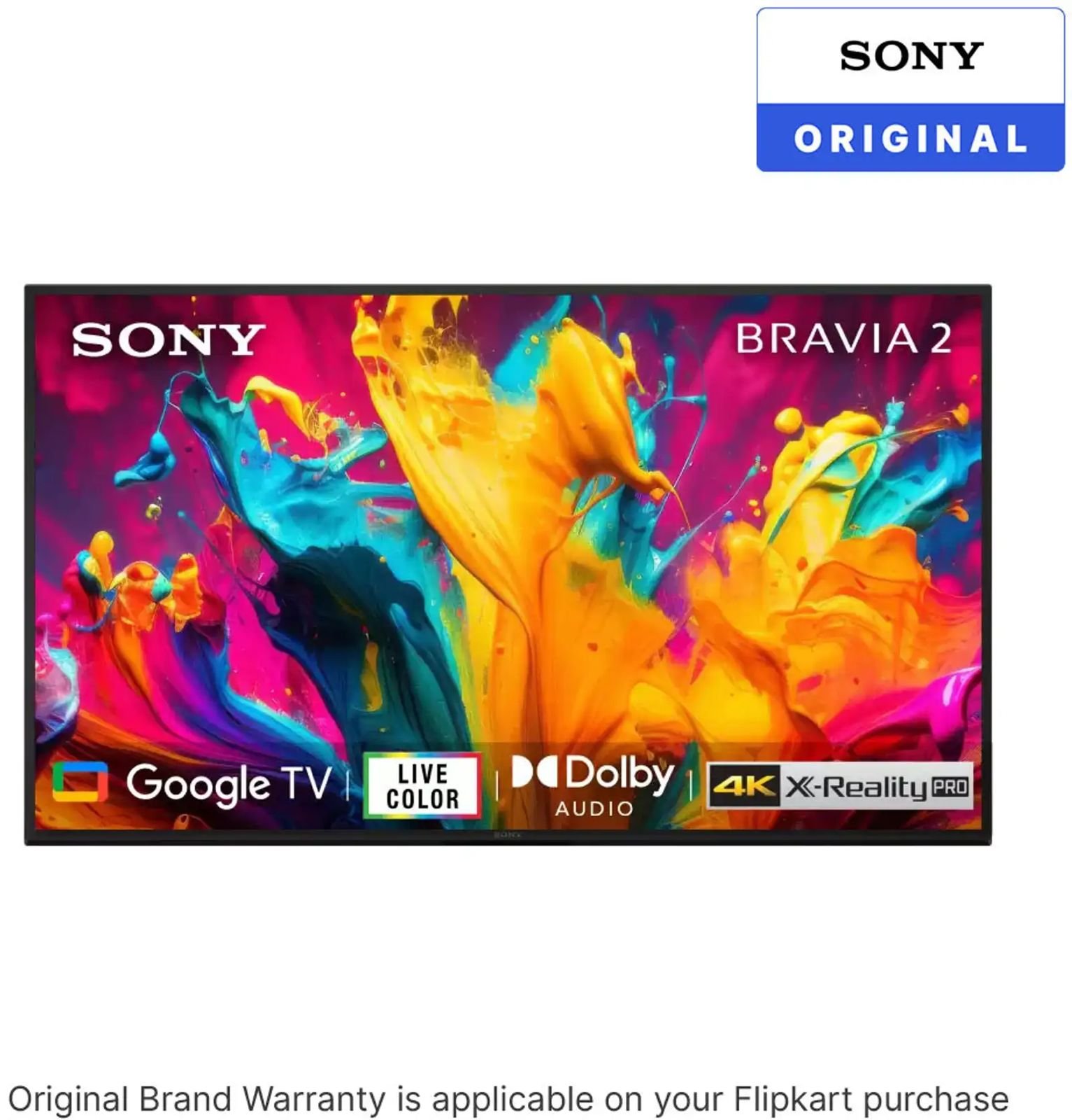 Sony 108 cm (43 inch) Ultra HD (4K) LED Smart Google TV 2025 Edition with DOLBY ATMOS (K-43S22M2)